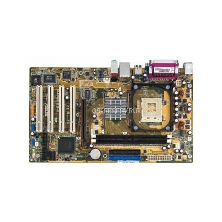 Материнская Плата ASUS i848P Socket 478 HT 2DDR400 2SATA U100 AGP8x 4PCI AC97 ATX(P4P800S-X)