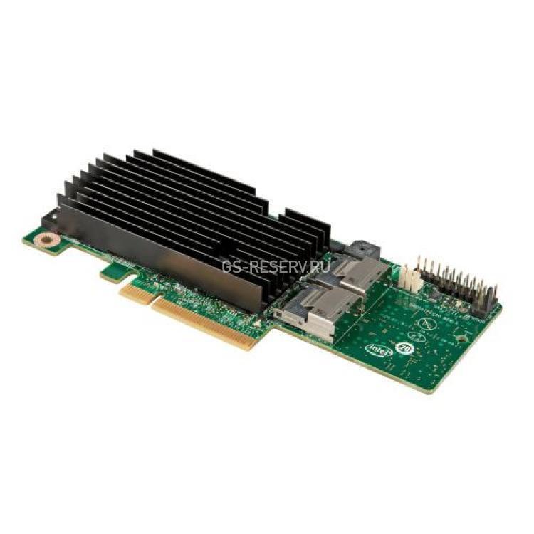 Контроллер SAS RAID Intel LSI2208 1Gb DDR3 Int-2xSFF8087 8xSAS/SATA RAID60 U600 6G SAS PCI-E8x 2.0 For Intel S1200 S1400 S2400 S1600 S2600 S4600(G27504-501)