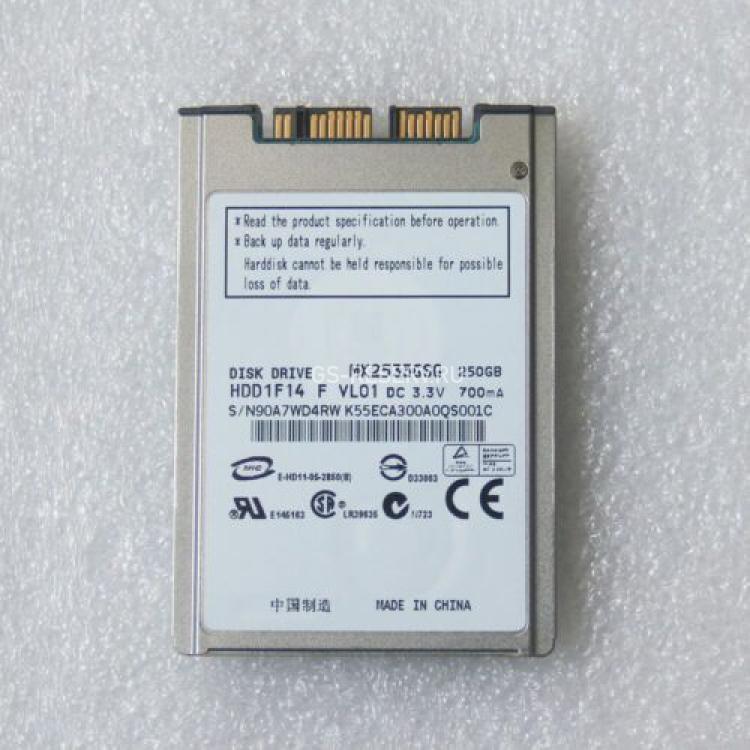 Жесткий Диск Toshiba 250Gb (U300/5400/16Mb) SATAII 1,8" For Notebooks(MK2533GSG)