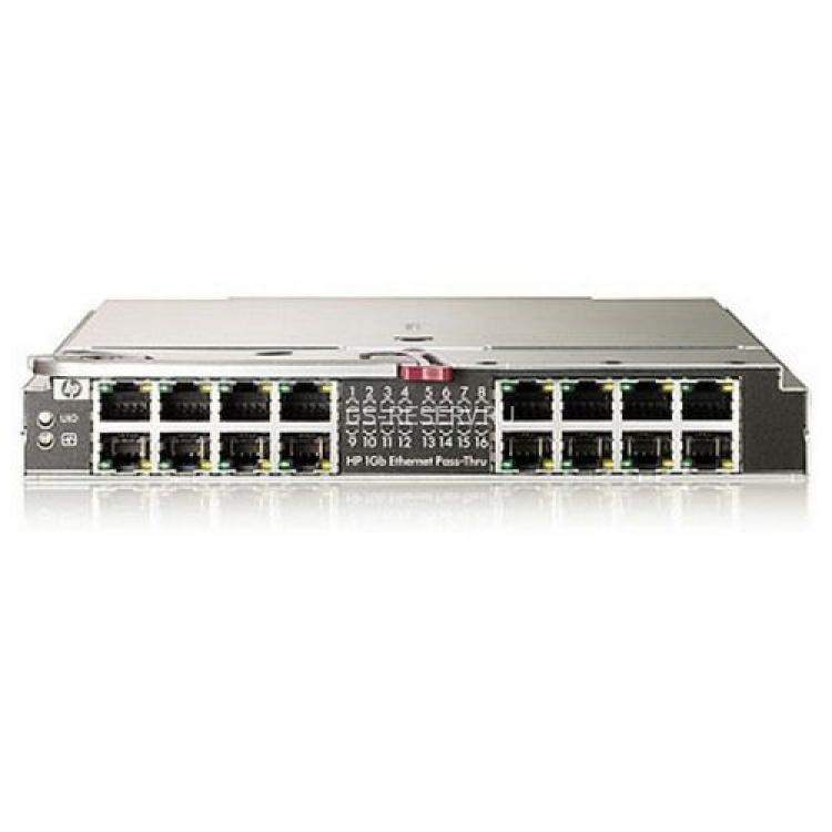 Модуль HP Ethernet Pass-Thru Module 1Gbit/s 1000Base-T 16xRJ45 For c-Class BladeSystems c7000 c3000(406740-B21)