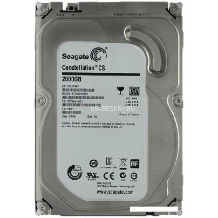 Жесткий Диск Seagate Constellation CS 2Tb (U600/7200/64Mb) 6G SATAIII(ST2000NC001)