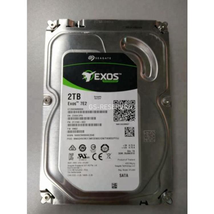 Жесткий Диск Seagate Enterprise Capacity 3.5 HDD v5.1 2Tb (U600/7200/128Mb) 512n 6G SATAIII(ST2000NM0008)