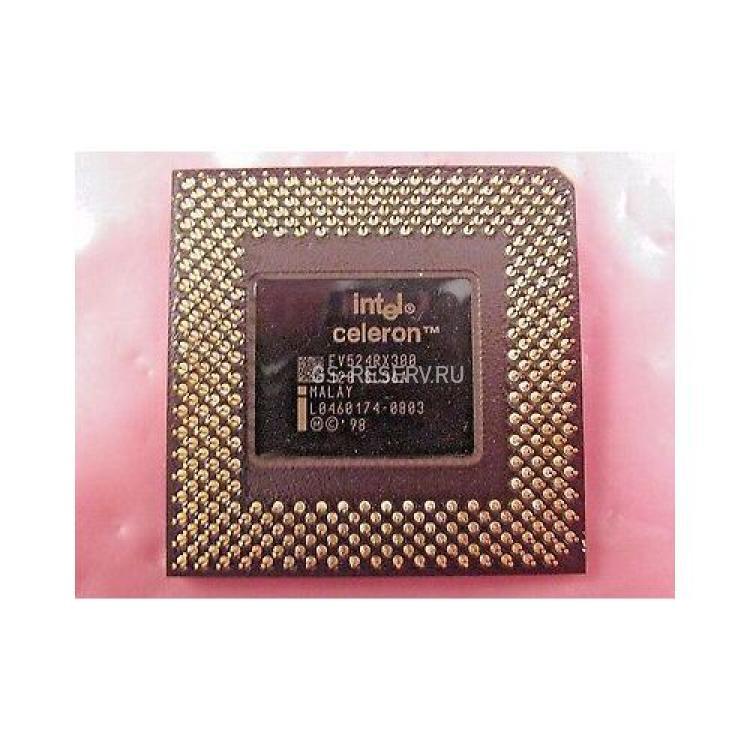 Процессор Intel Celeron 300Mhz (128/66/2v) PPGA Mendochino(SL36A)