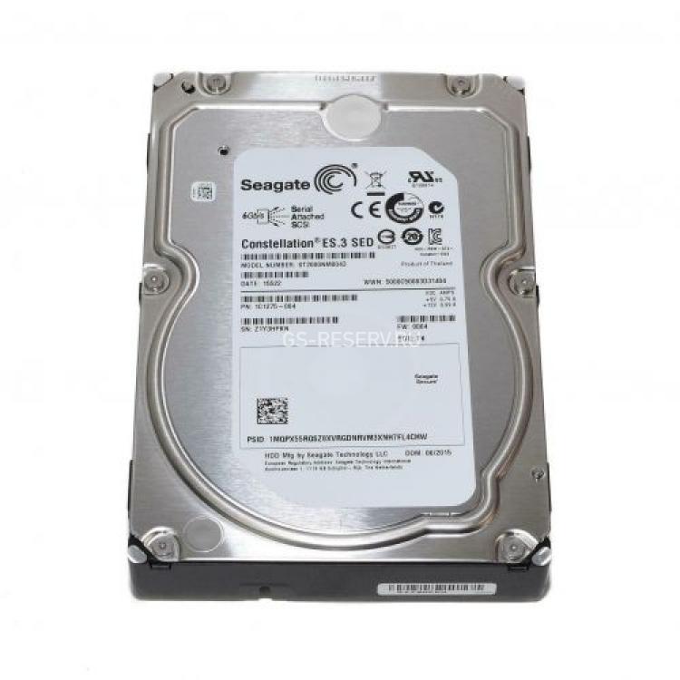 Жесткий Диск Seagate Constellation ES.3SED 3Tb (U600/7200/128Mb) SED 6G SAS 3,5"(ST3000NM0043)