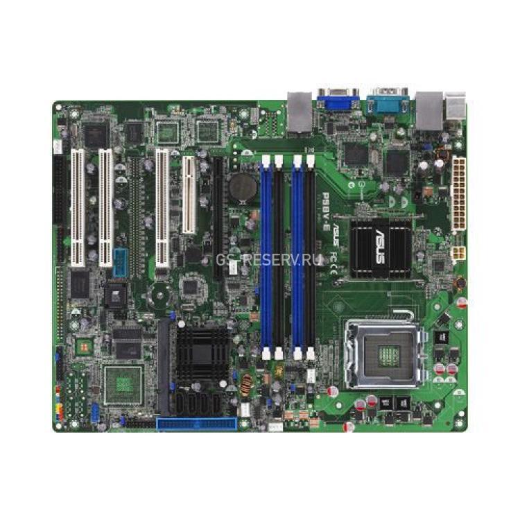 Материнская Плата Asus iE3200 S775 4DualDDRII-800 4SATAII U100 PCI-E16x PCI-E8x 3PCI 2LAN1000 SVGA ATX(P5BV-E)