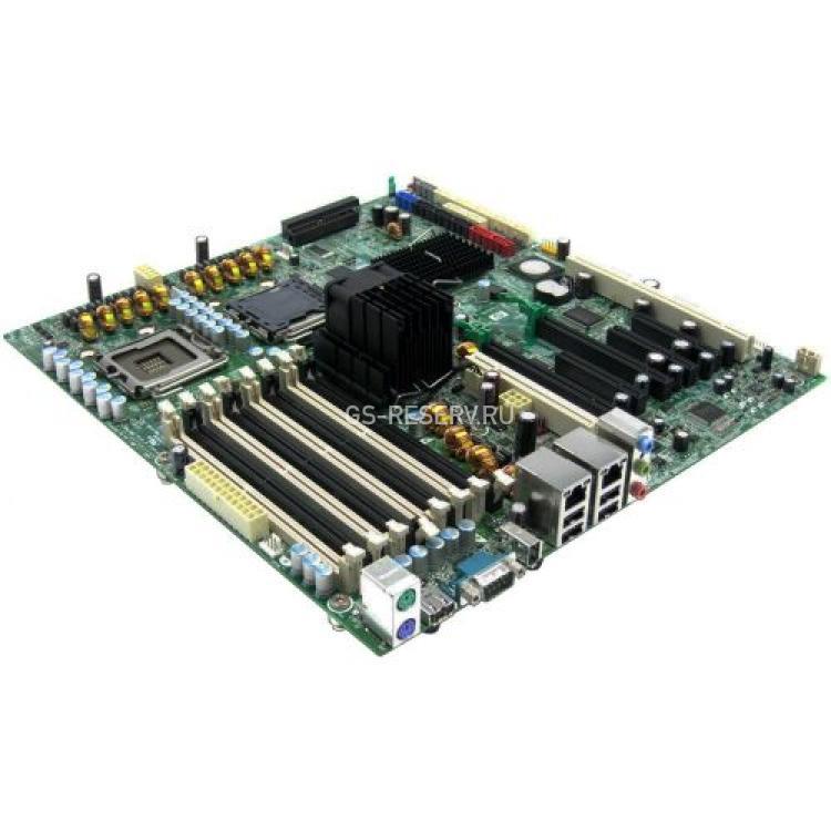 Материнская Плата HP i5400 Dual Socket 771 8FBD 8SAS 5SATAII U100 2PCI-E16x 3PCI-E8x PCI-X PCI AC97 2GbLAN IEEE1394 E-ATX 1600Mhz For XW8600(480024-001)