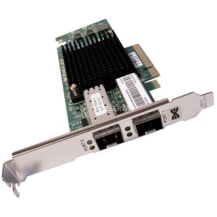 Сетевой Адаптер IBM 10GbE Virtual Fabric Adapter II (Emulex) 2x10Гбит/сек 10GBase-SR Dual Port 2xSFP+ Fibre Channel HBA FCoE iSCSI LP PCI-E8x 2.0 For x3690X5 x3850X5 dx360M4(OCe11102-FM)