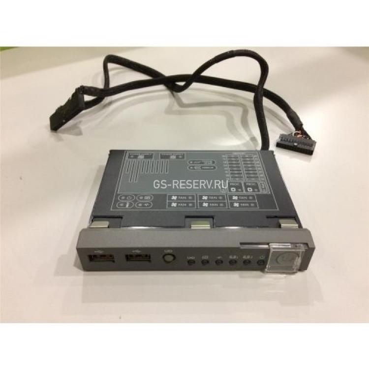 Лицевая Панель HP Systems InSight Display Panel Board Label Bezel 2USB For ML370G5(012694-001)