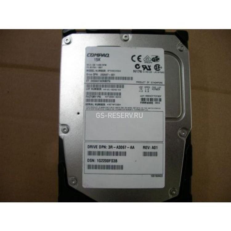 Жесткий Диск HP (Seagate) Cheetah X15 36LP ST336732FC 36,4Gb (U2048/15000/8Mb) 40pin Fibre Channel 3,5" For StorageWorks EVA 3000 4100 4000 5000 6100 6000 8100 8000 M5314 DS2500(236205-B22)