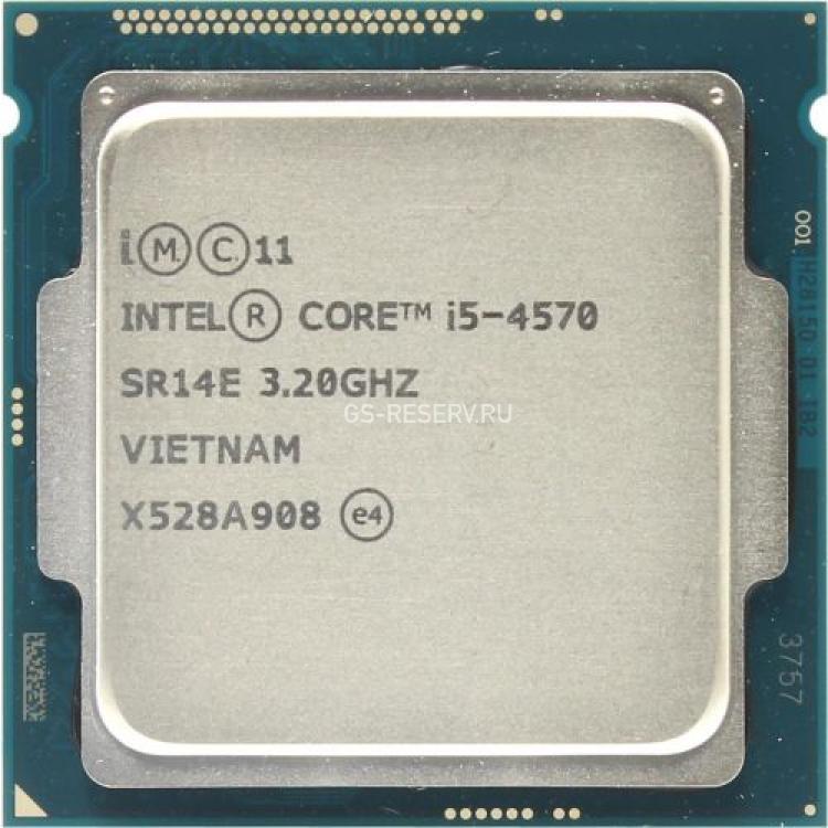 Процессор Intel Core i5 3200(3600)Mhz (5000/L3-6Mb) Quad Core 84Wt Socket LGA1150 Haswell(SR14E)