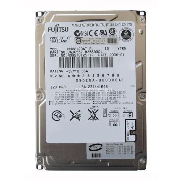 Жесткий Диск Fujitsu 120Gb (U100/4200/8Mb) IDE 2,5"(MHV2120AT)