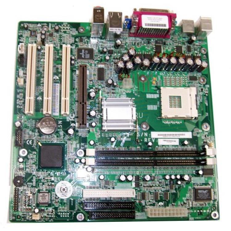 Материнская Плата HP i845GE Socket 478 HT 2DDR333 U100 AGP4x 3PCI SVGA AC97-6ch LAN mATX For d230 d230MT(NR138)