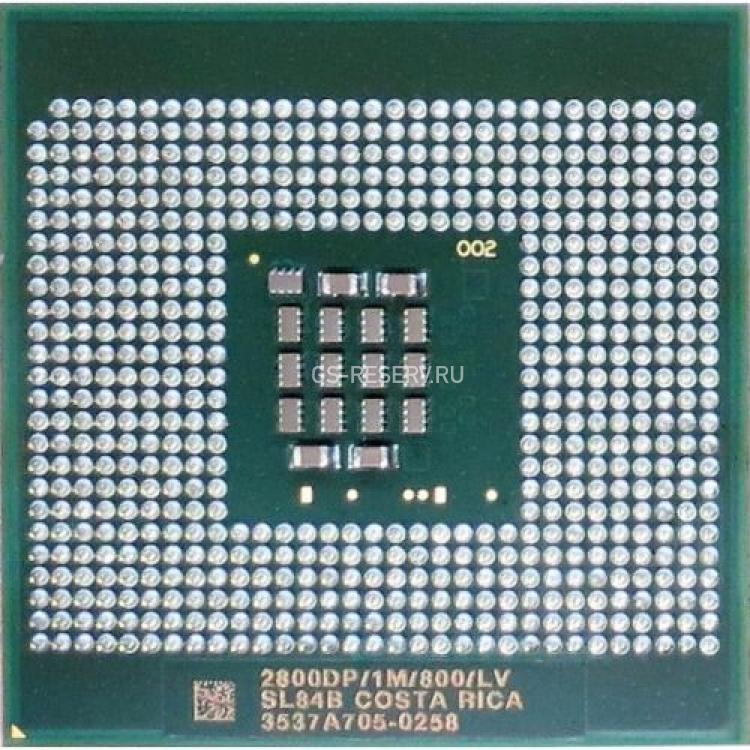 Процессор Intel Xeon LV 2800Mhz (800/1024/1.325v) Socket 604 Nocona(SL84B)