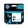 Картридж HP №26 DJ(Plus 400 500 520 540 550 560) OJ(LX 300 330) DesugnJet(200 220 600) Deskwriter(C 520 540 550 560) Fax(200 310 310 700 750 900 950) 40ml Black(51626A)