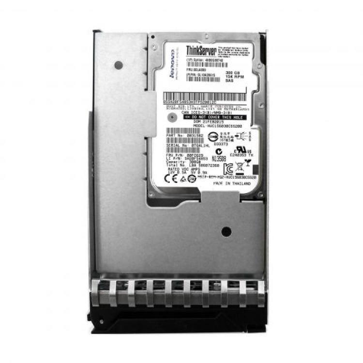Жесткий Диск Lenovo 300Gb (U1200/15000) 12G SAS 2,5" To 3,5" Hot Swap For ThinkServer Gen5 RD650 RD550 RD450 RD350 TD350(SL10A28615)