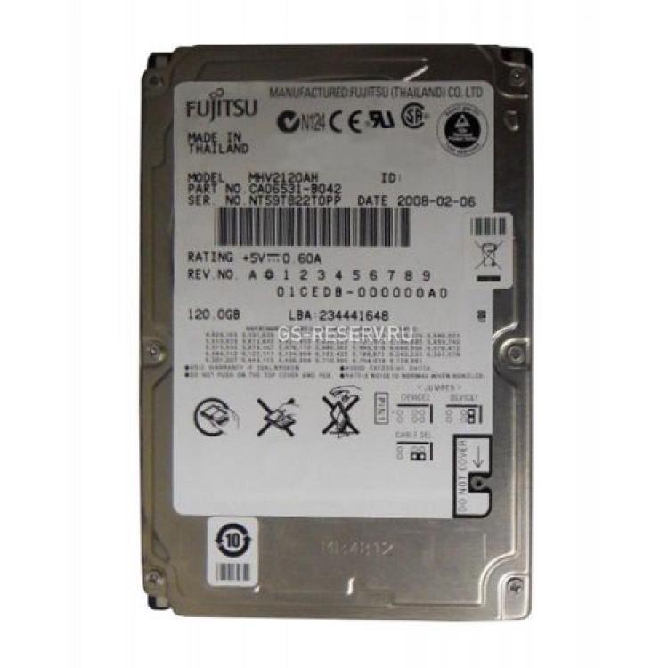 Жесткий Диск Fujitsu 120Gb (U100/5400/8Mb) IDE 2,5"(MHV2120AH)