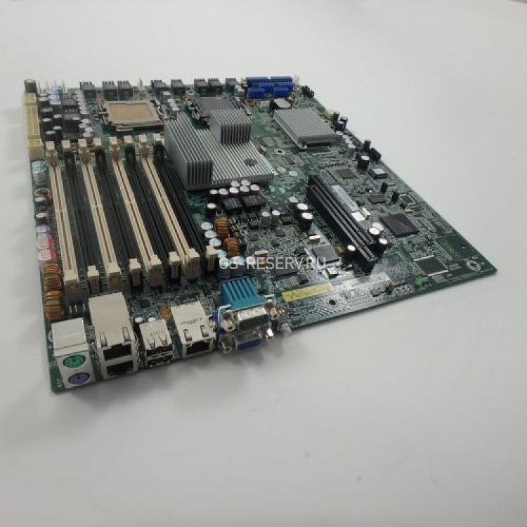 Материнская Плата HP i5400 Dual Socket 771 8FBD 4SATAII U100 2PCI-E16x 2GbLAN E-ATX 1600Mhz For DL160G5(457882-001)
