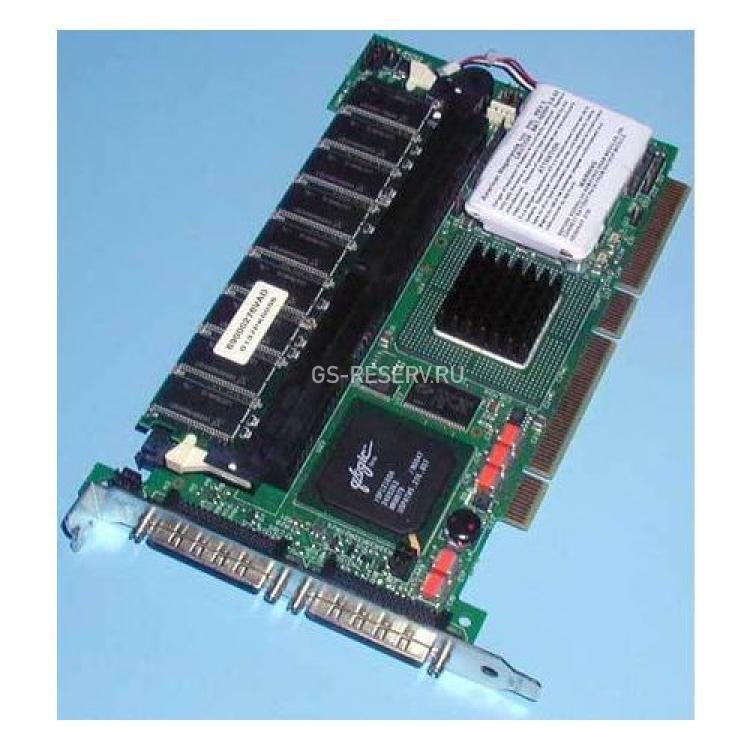 Контроллер RAID SCSI LSI Logic MegaRAID Intel i960RN 100Mhz/ QLogic 12160A 32(256)Mb Int-2x68Pin Ext-2xVHDCI RAID50 UW160SCSI PCI/PCI-X(Elite 1650)