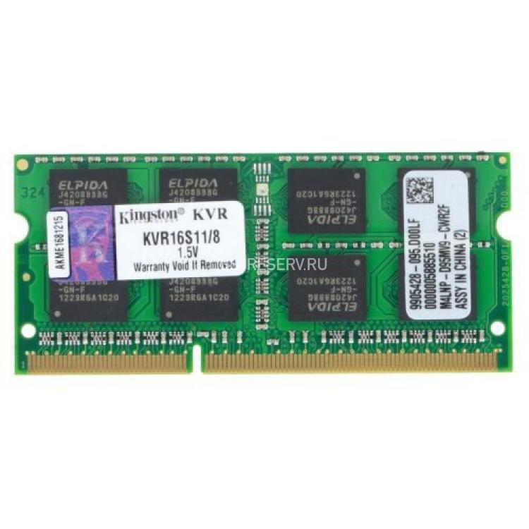 RAM SO-DIMM DDRIII-1600 Kingston 8Gb 2Rx8 ECC PC3L-12800E-11 For Moonshot Server(723301-081)