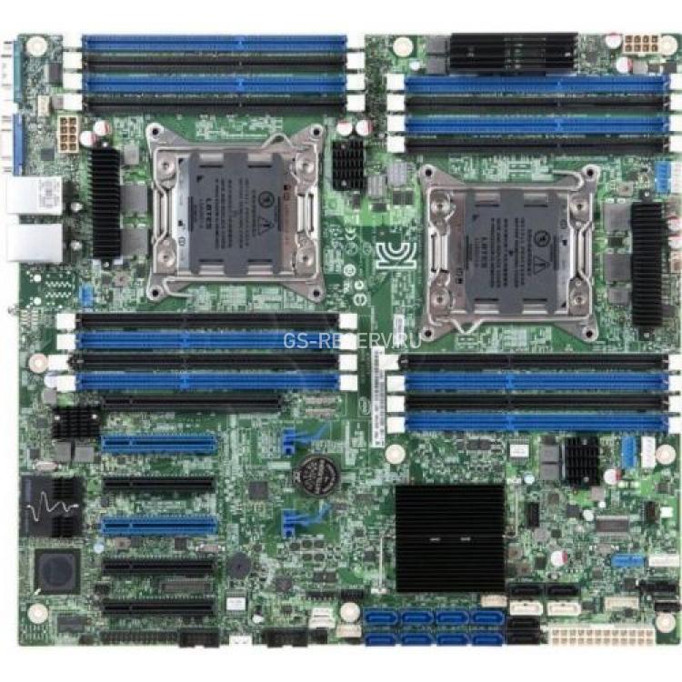 Материнская Плата Intel iC602PCH Dual Socket 2011 16DDR3 2SATAIII 12SATAII PCI-E16x3.0 5PCI-E8x SVGA 2xGbLAN E-ATX 8000Mhz For P4216XXMHGC P4208XXMHGC P4308XXMHGC P4308XXMHGN P4308XXMHDR P4308XXMHEN P4308XXMFEN P4216XXMHJC(S2600CP2IOC)