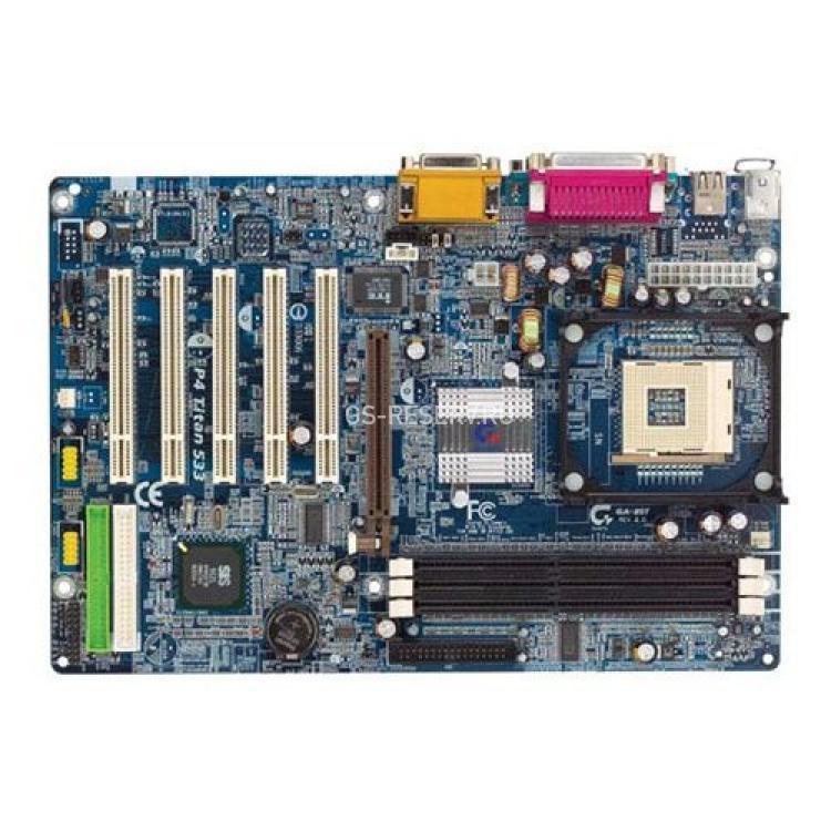 Материнская Плата Gigabyte SIS645DX Socket 478 3DDR333 U133 AGP4x 5PCI AC97 ATX(GA-8ST667)