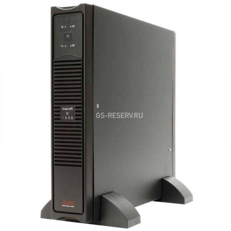 ИБП/UPS APC Smart-UPS SC 1000VA/600Wt Out-4xC13 In-1xC14 220V RS-232 2RJ45 2RJ11 19" 2U(SC1000I)