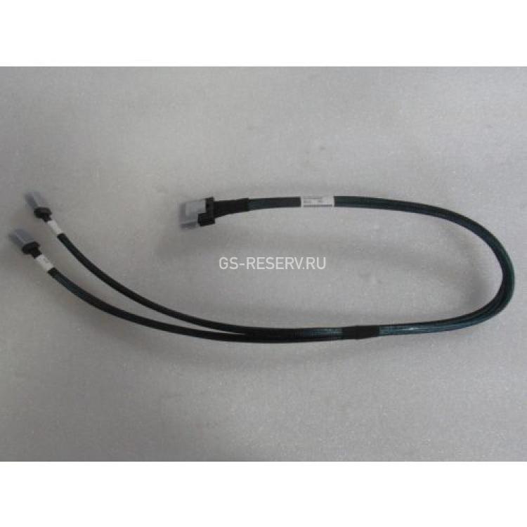 Шлейф SAS HP 1xminiSASx8 (68Pin) To 2xSFF-8087 (mSASx4) 75cm/0,75m For DL80 Gen9 2SFFx8 To P440 P840(790543-001)