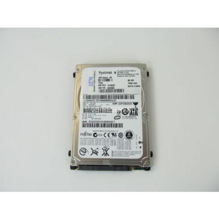 Жесткий Диск IBM Eserver xSeries 80Gb (U320/7200) SATAII 2,5" Non Hot-Swap For HC10(41Y8225)