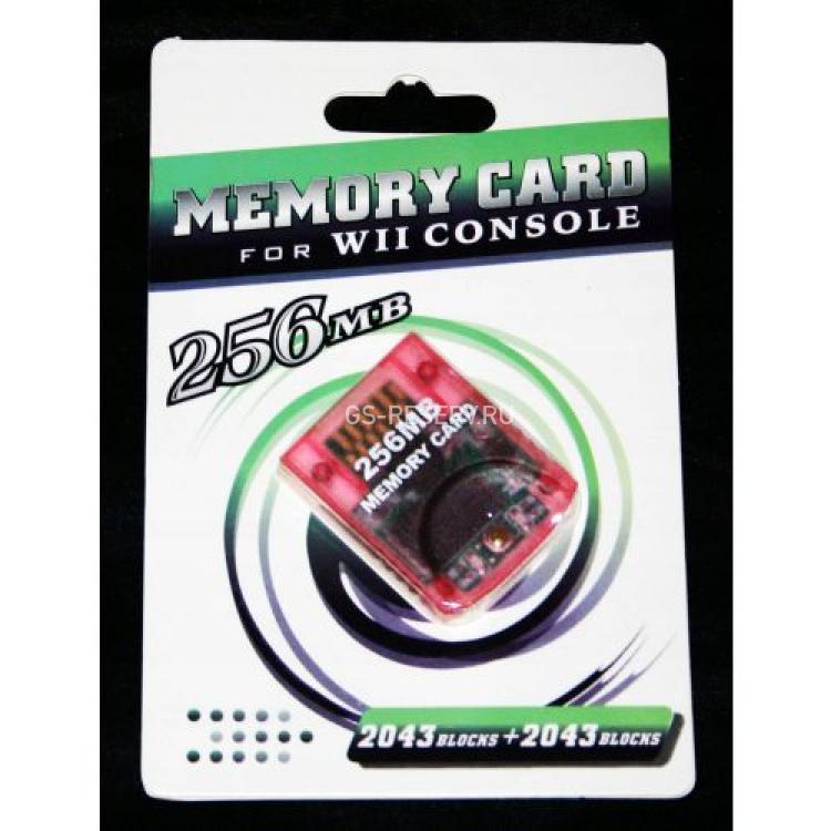 Карта Памяти Nintendo 256Mb For Nintendo GameCube Nintendo Wii(WII-256MB)