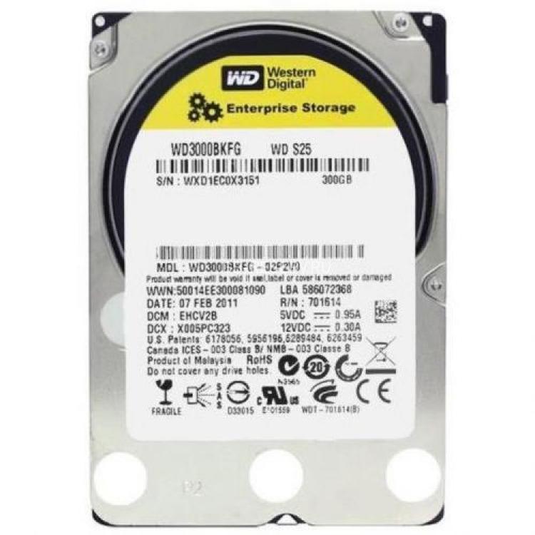Жесткий Диск Western Digital S25 300Gb (U600/10000/16Mb) RAFF 6G SAS 2,5"(WD3000BKFG)
