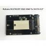Переходник SSD M.2 NGFF To SATA 22Pin 6G SATA For Type 2230 (30mm(L)x22mm(W)) Type 2242 (42mm(L)x22mm(W)) Type 2260 (60mm(L) x 22mm(W))(S102-1N-2260)