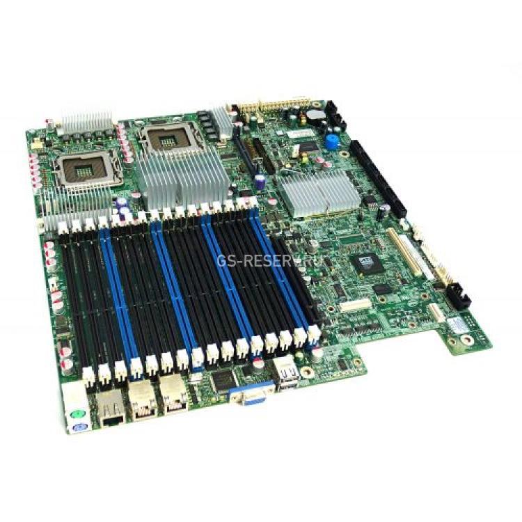 Материнская Плата Intel i5400 Dual Socket 771 16FBD-800 6SATAII PCI-E16x SVGA 2xGbLAN E-ATX 1600Mhz(D87491)