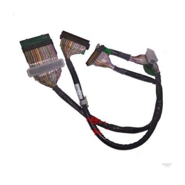 Шлейф HP SCSI Round 68pin LVD U320 3 разъема. С терминатором.(351162-001)