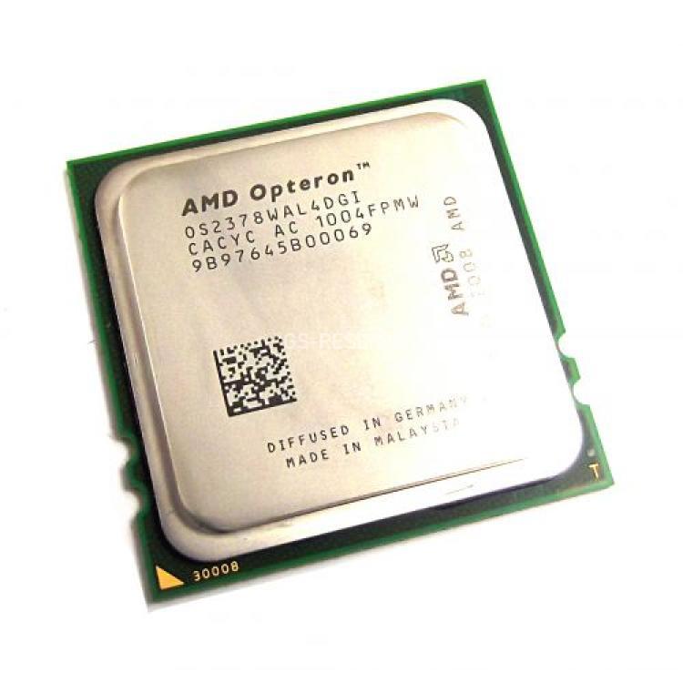 Процессор AMD Opteron 2378 2400Mhz (4x512/L3-6Mb/2000/1,35v) Quad Core Socket F Shanghai(CACYC)