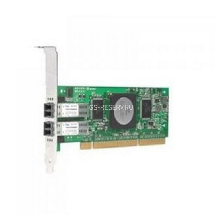Сетевой Адаптер Qlogic 2x2Гбит/сек Dual Port Fibre Channel HBA LP PCI-X(QLA2342L-E)