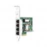 Сетевая Карта HP PCI Express Quad Port Gigabit Server Adapter 128Mb 4x1Гбит/сек 4xRJ45 LP PCI-E4x 2.0(647592-001)
