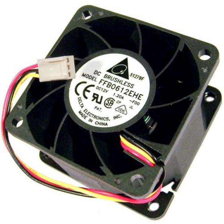 Вентилятор Delta Brushless 1,2A 12v 8000 об/мин 50,2CFM 54,5dB 60x60x38mm(101-0002-02)