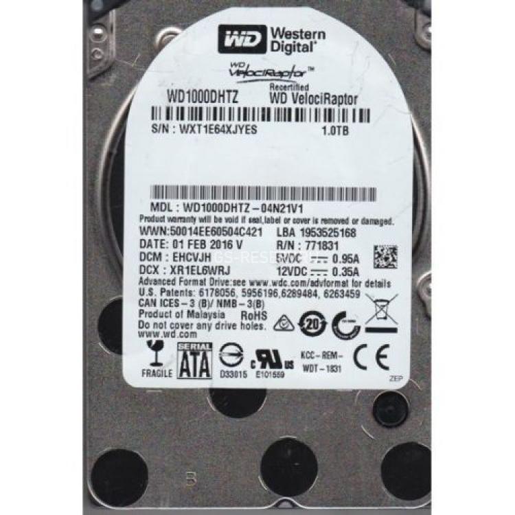 Жесткий Диск Western Digital VelociRaptor 1Tb (U600/10000/64Mb) RAFF 6G SATAIII 2,5"(WD1000DHTZ-04N21V0)
