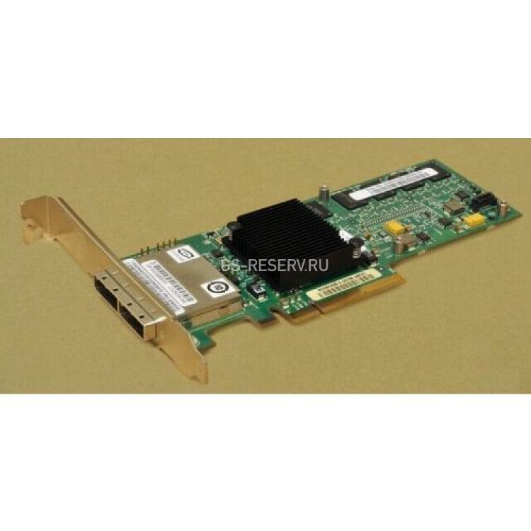 Контроллер SAS RAID LSI Logic CPU XOR PowerPC 500Mhz 512Mb Ext-2xSFF8088 8xSAS/SATA RAID60 U600 PCI-E8x(A3C40099534)