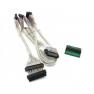 Шлейф SCSI 68pin LVD U320 Round Cable 5 разъемов. С терминатором. 84cm/0,84m(SCSI-5x)