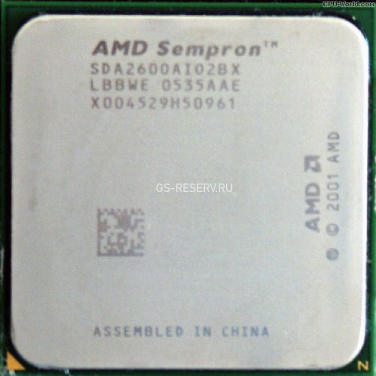Процессор AMD Sempron-64 2600+ 1600Mhz (128/800/1,4v) 59Wt Socket 754 Palermo(SDA2600AI02BX)