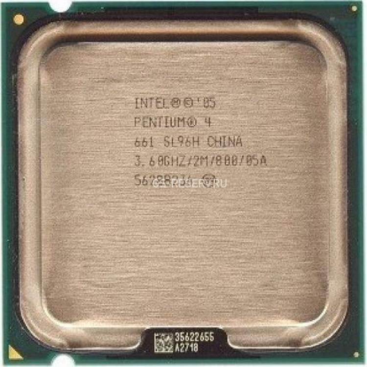 Процессор Intel Pentium 661 3600Mhz (800/L2-2Mb) HT 86Wt LGA775 Cedar Mill(SL96H)