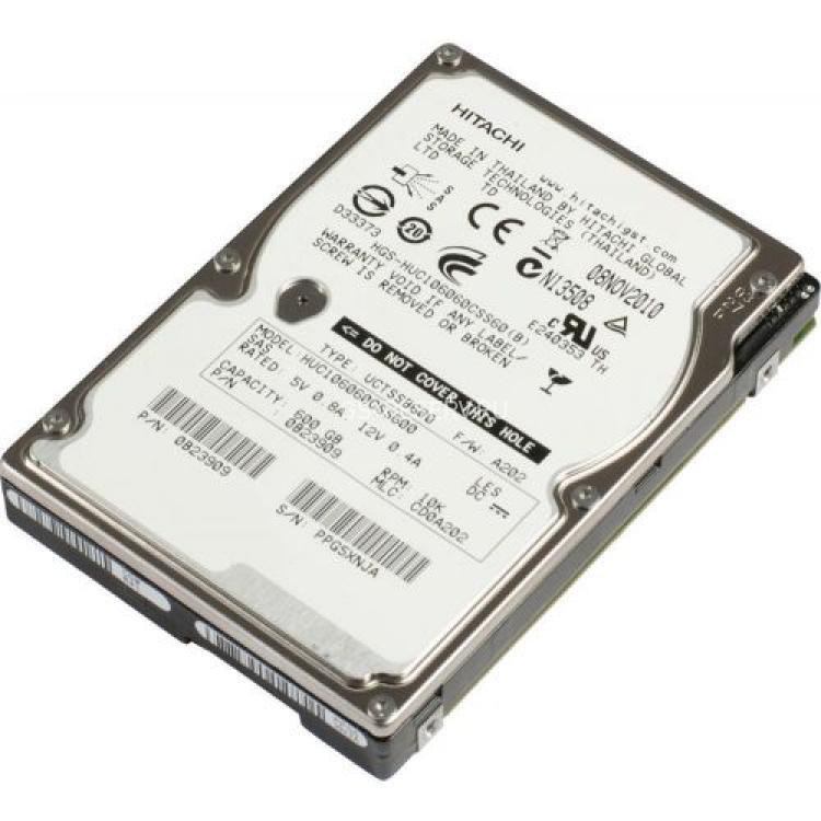 Жесткий Диск Hitachi Ultrastar C10K600 600Gb (U600/10000/64Mb) 6G SAS 2,5"(HUC106060CSS600)