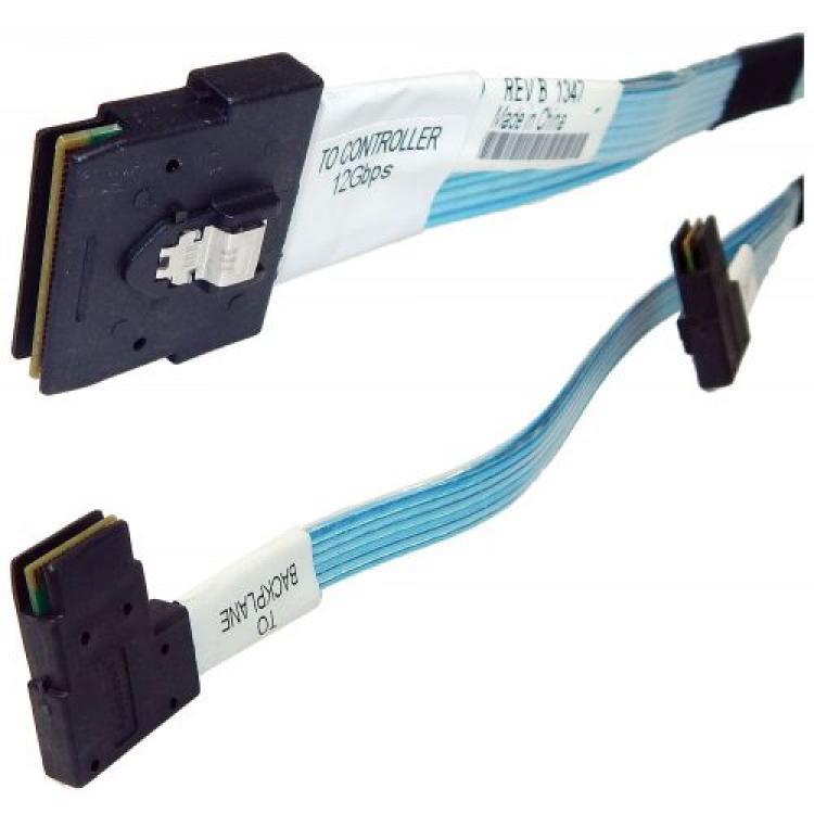 Шлейф SAS HP 1xminiSASx8 (68Pin) To 2xSFF-8087 (mSASx4) 80cm/0,8m(730605-001)