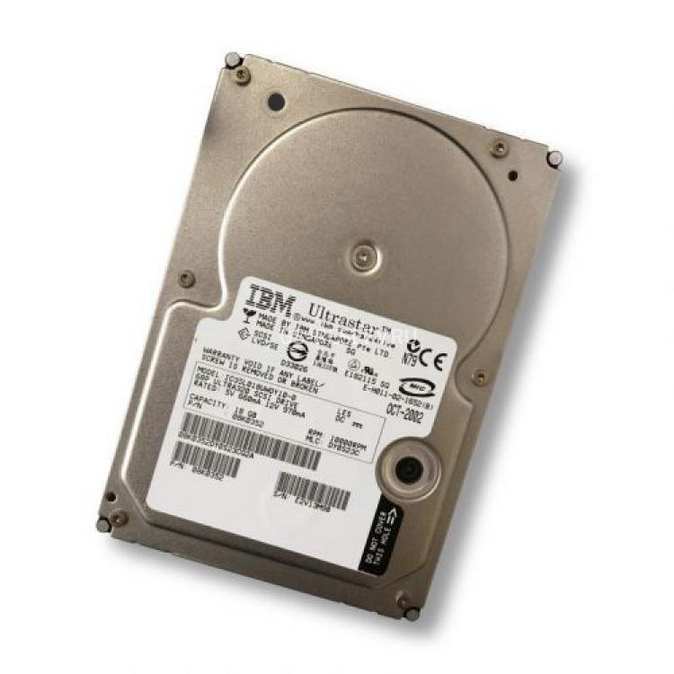 Жесткий Диск IBM Ultrastar 146Z10 18,2Gb (U320/10000/8Mb) 68pin U320SCSI(24P3677)