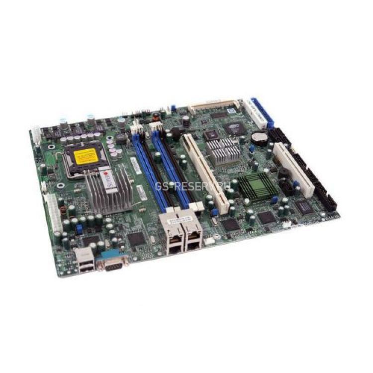 Материнская Плата Supermicro iE7230 S775 4DualDDRII-667 4SATAII U100 PCI-X PCI 4LAN1000 SVGA ATX 1U(PDSMI-LN4)