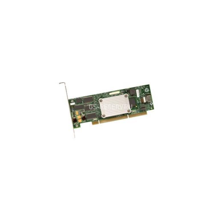 Контроллер RAID SATA LSI Logic MegaRAID SATA Intel IOP331 128Mb Int-1xSFF8087 4xSATA RAID50 SATAII PCI-X(LSI00119-F)