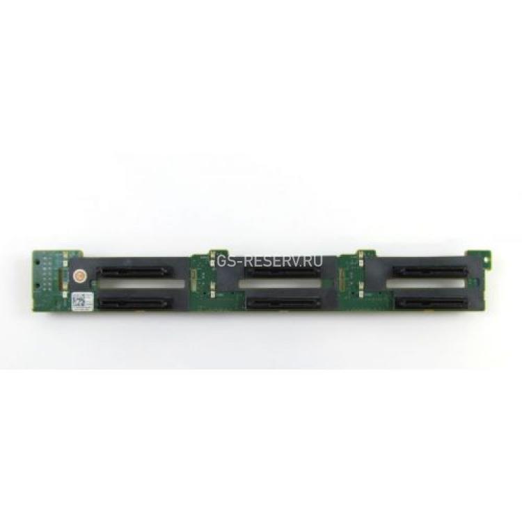 Плата Backplane Dell SAS/SATA 6HDD 2.5" 1U For PowerEdge R815 R810 R610(WR7PP)