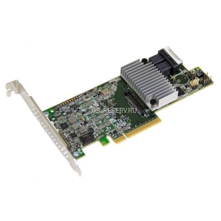 Контроллер SAS RAID HP (LSI Logic) MegaRAID SAS LSISAS3108 2Gb DDR3 Int-2xSFF-8643 8xSAS/SATA RAID60 U1200 12G SAS LP PCI-E8x 3.0 For Cloudline CL2100 G3 Cloudline CL2200 G3 Cloudline CL7100(871490-001)