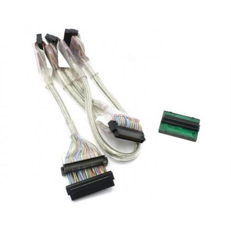Шлейф SCSI 68pin LVD U320 Round Cable 5 разъемов. С терминатором.(SCSI-5x)